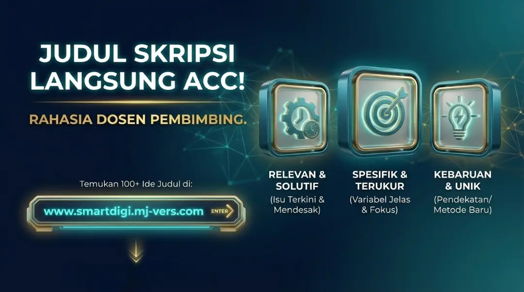 Judul Skripsi yang Biasanya Langsung Di-ACC Dosen Pembimbing